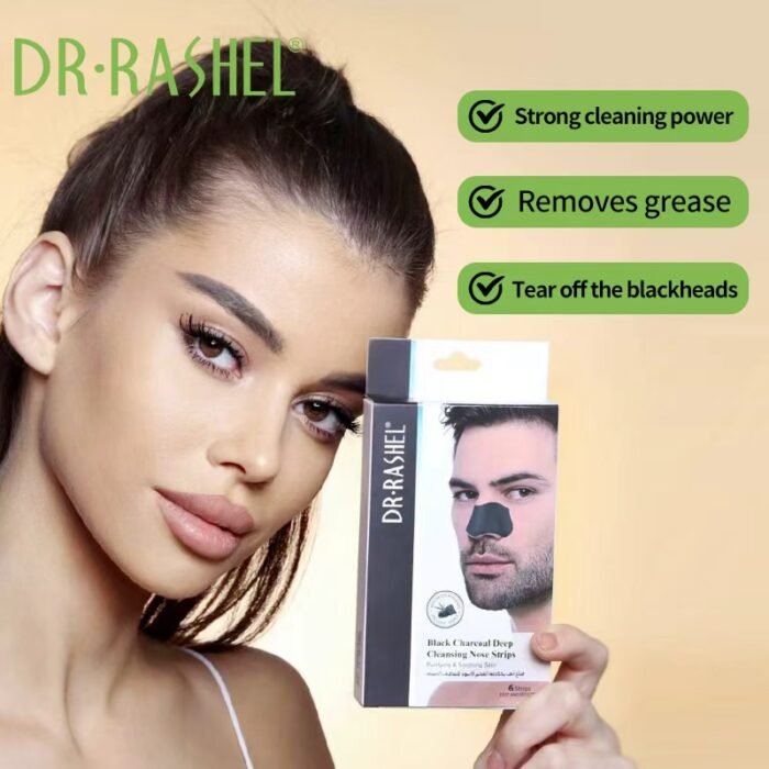 Dr Rashel Black Charcoal Deep Cleansing Nose Strips - Image 3