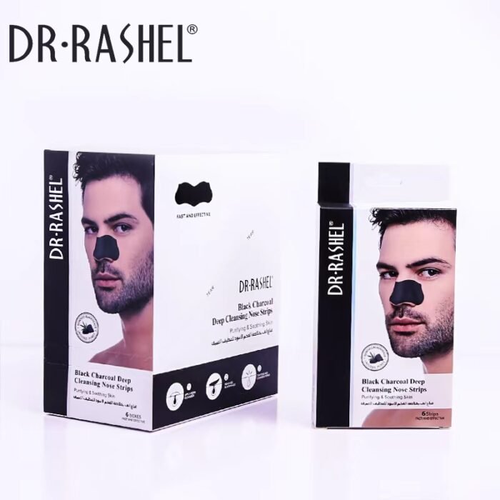 Dr Rashel Black Charcoal Deep Cleansing Nose Strips - Image 2
