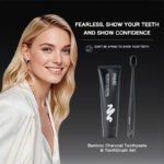 Dr Rashel Bamboo Charcoal Toothpaste & Toothbrush Set - Image 2